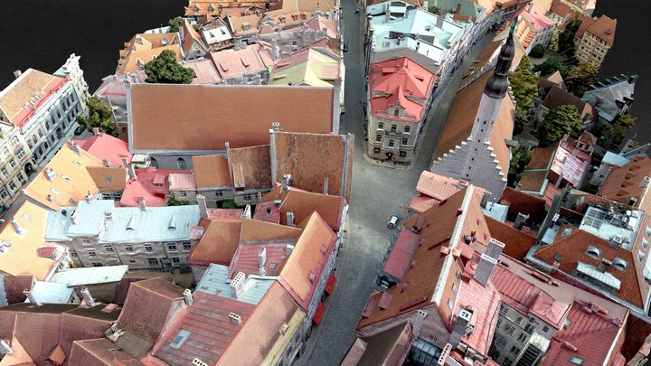 Tallinn Old Town 3D Model