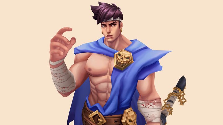 Jian the Berserker 3D Model