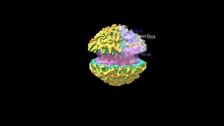 Supernova Remnant Model 3D Model