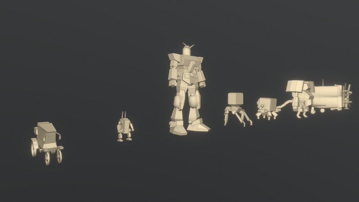 blocking practice 3D Model