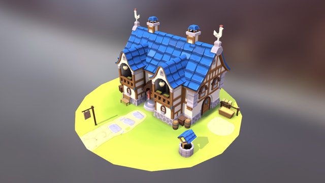 Painted Inn 3D Model