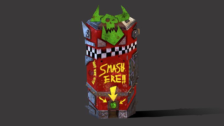 Da Dakkabox - Textured 3D Model