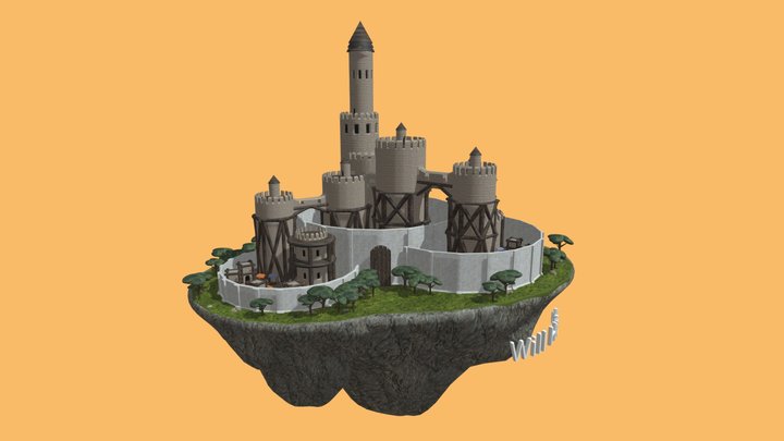 Wk6a Castle Huth Will 3D Model