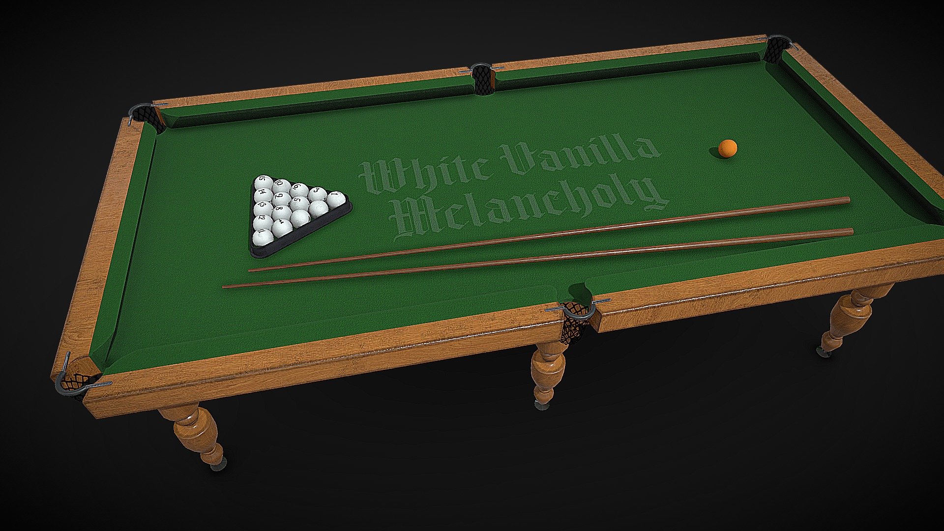 A billiard. - 3D model by Valger [b90694f] - Sketchfab