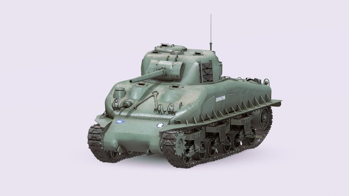 M4A1E9 Sherman | FREE 3D Model