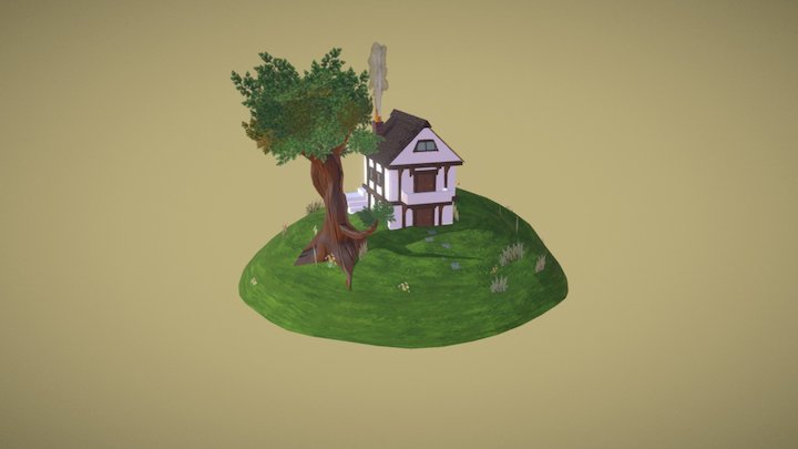 House Scene 3D Model