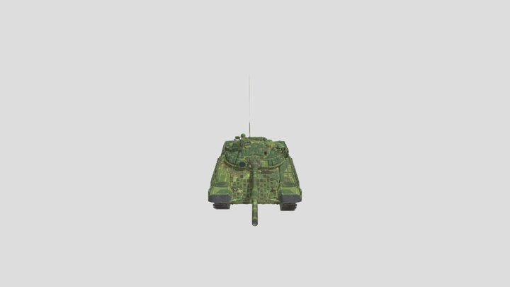T-72B1(ChDKZ) 3D Model