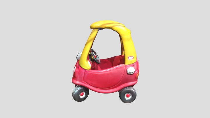 Classic Coupe Ride-on toy 3D Model