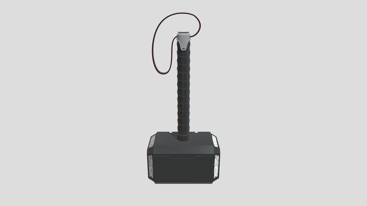 Thor's hammer- Mjolnir 3D Model