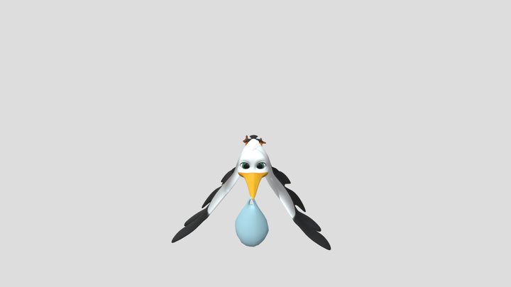 Ciguena 3D Model
