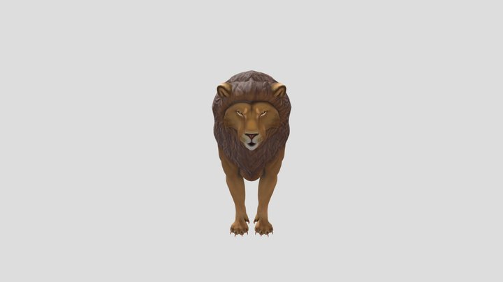 Lion! 3D Model