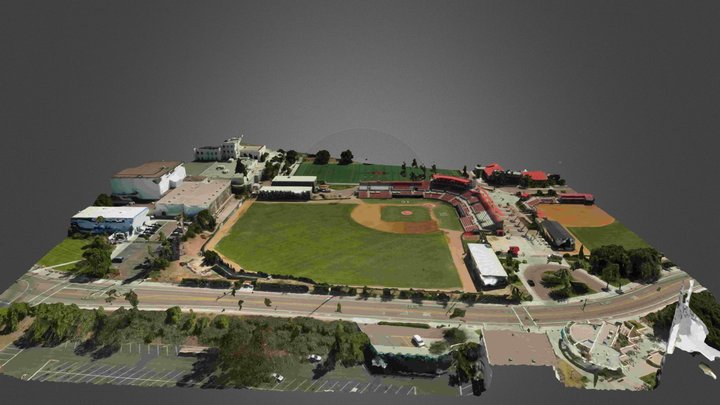 SDSU Tony Gwynn Stadium Digital Twin 3D Model