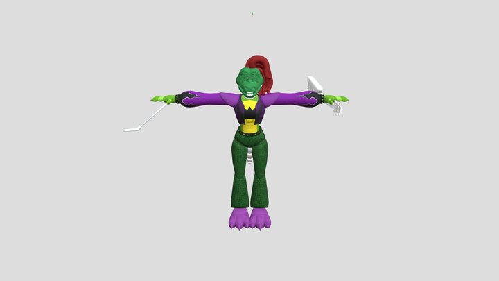 Fem Monty 3D Model