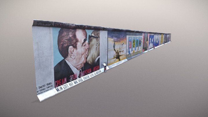 Berlin Wall 3D Model