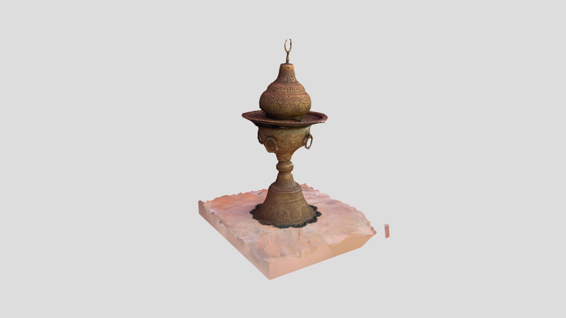 Traditional ornamental Tunisian cooker