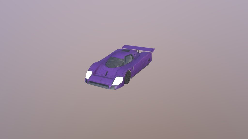 Jaguar XJR9 Lowpoly