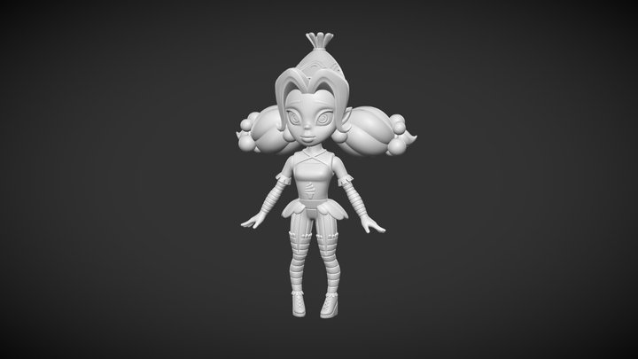 Candy Girl 3D Model