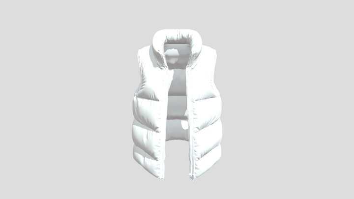 standar puffer vest 3D Model