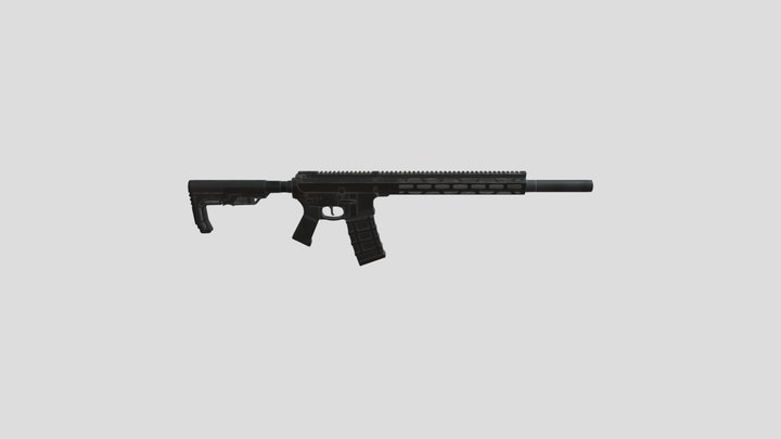 AR 15 3D Model