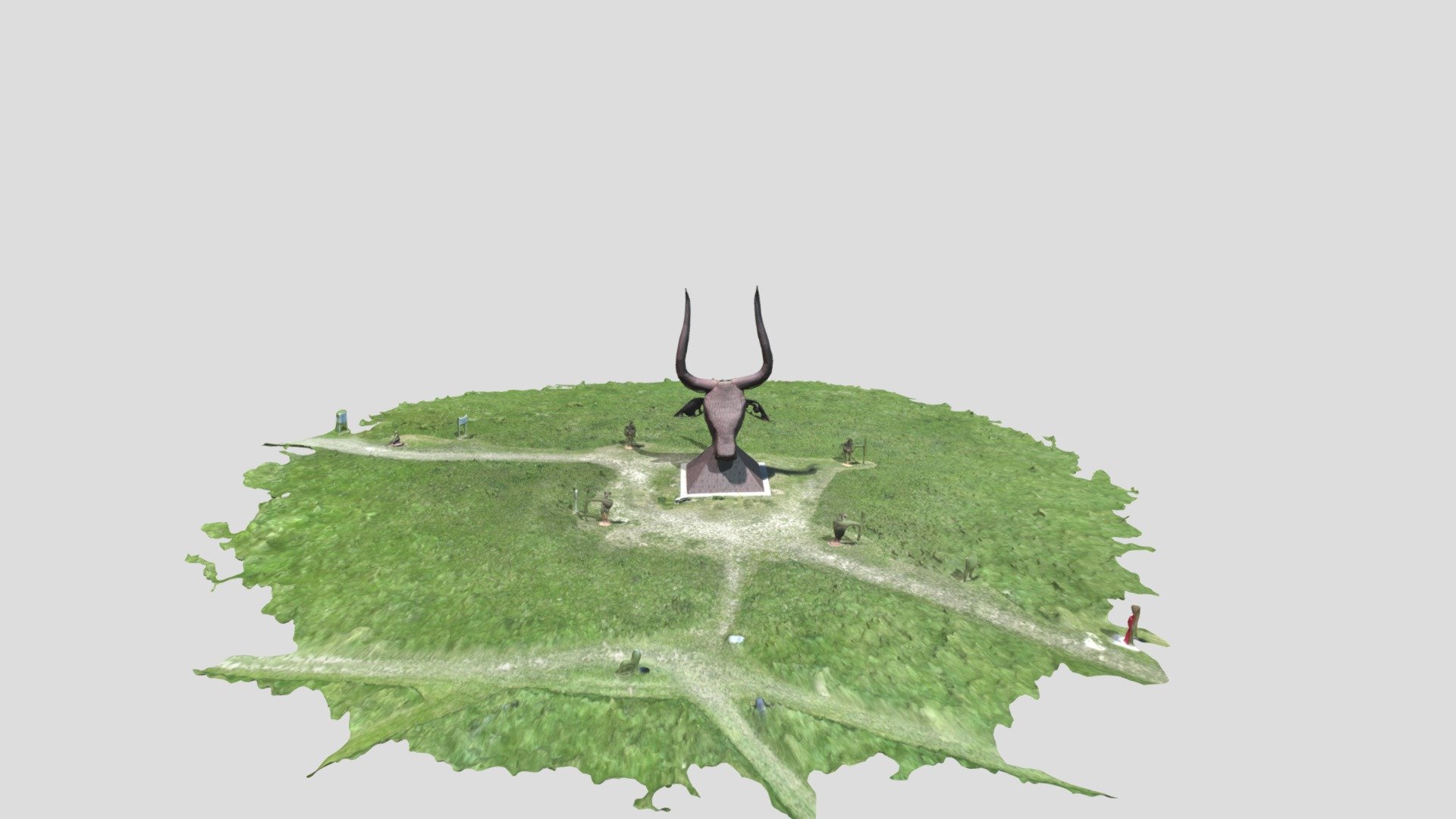 Bull's Head @ Porter Sculpture Park