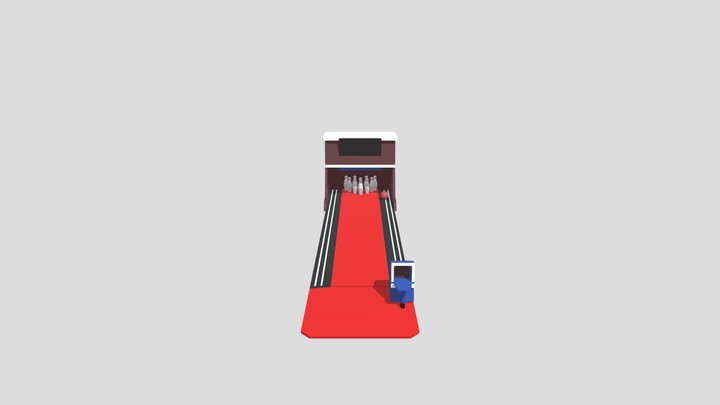 Rampa de Boliche 3D Model