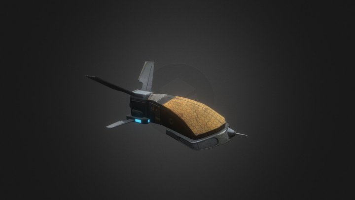 spaceship 3D Model