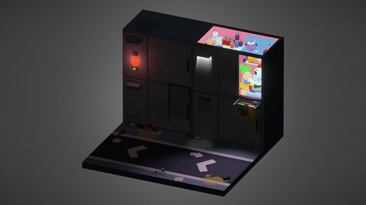 Dream of a new life 3D Model