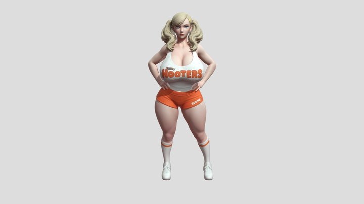 Hooters Ann Takamaki – Modello 3D gratuito STL