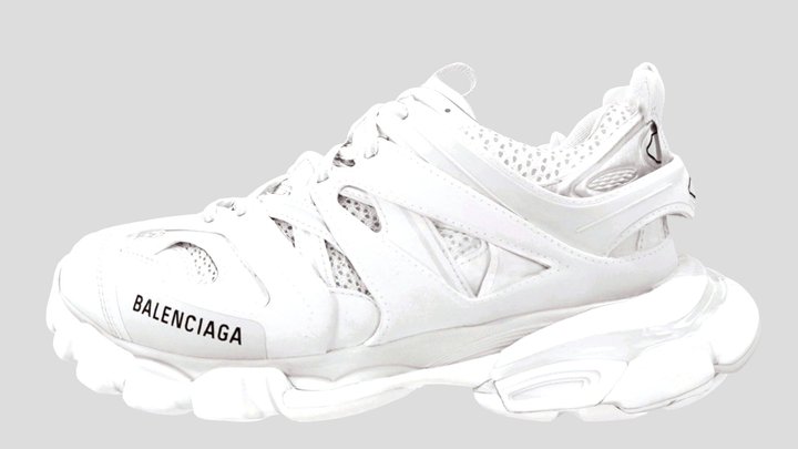 Balenciaga Track WHITE 3D Model