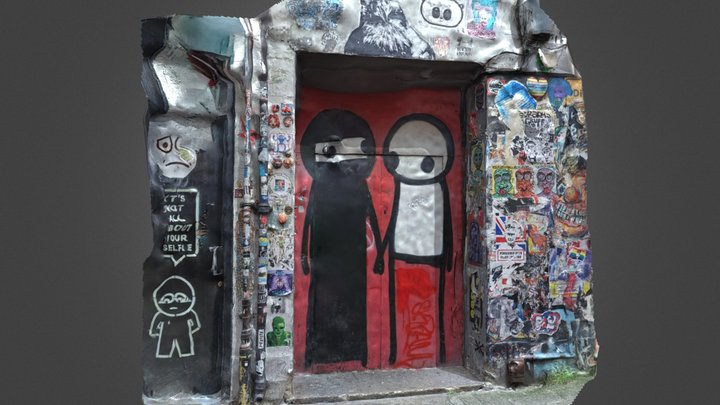 STIK Princelet Street, off Brick Lane, London.
