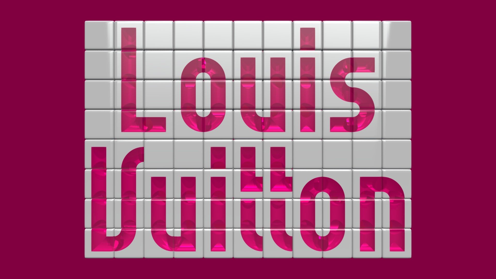 Louis Vuitton Concertina Cadeira Modelo 3d