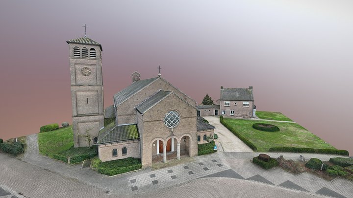 OLV Kerk Bentelo 3D Model