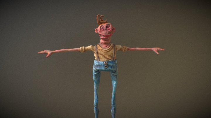 le marcheur 3D Model