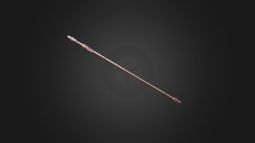 Rey's Quarterstaff - 3D model by Lancelot (@lord_lancelot) [b91a532 ...