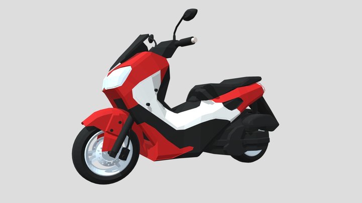 Yamaha XMAX – Low Poly / Game Ready 3D Model 3D Model