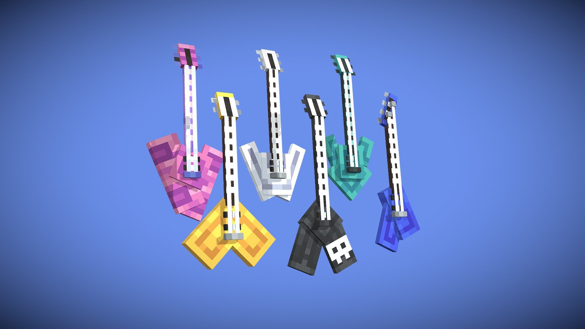 Electric guitar - Download Free 3D model by Wan_win [b91ad28] - Sketchfab