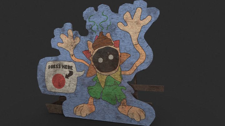 CatTree Cutout | Poppy Playtime Chapter 5 3D Model