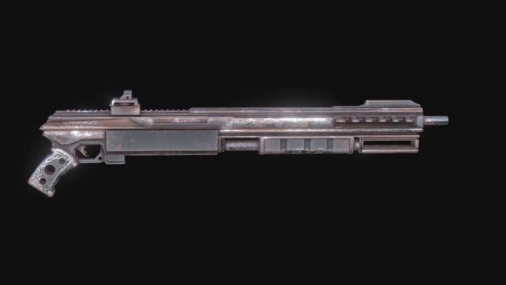 Rusty Weapon 2 3D Model