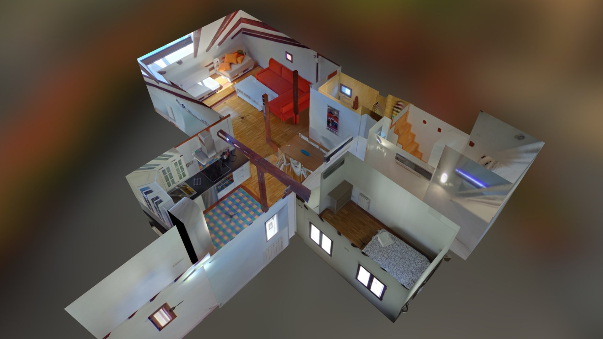 Multi room with rescaling and rotation attempt 1