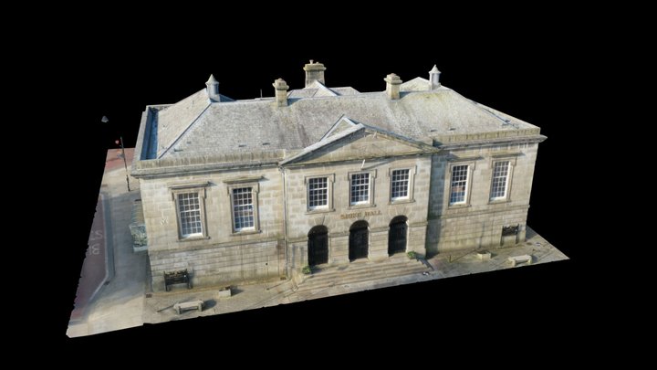 Shire Hall, Bodmin Model 3D Model