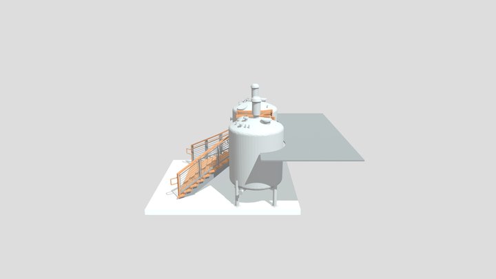 Augusta Distillery Stair 3D Model