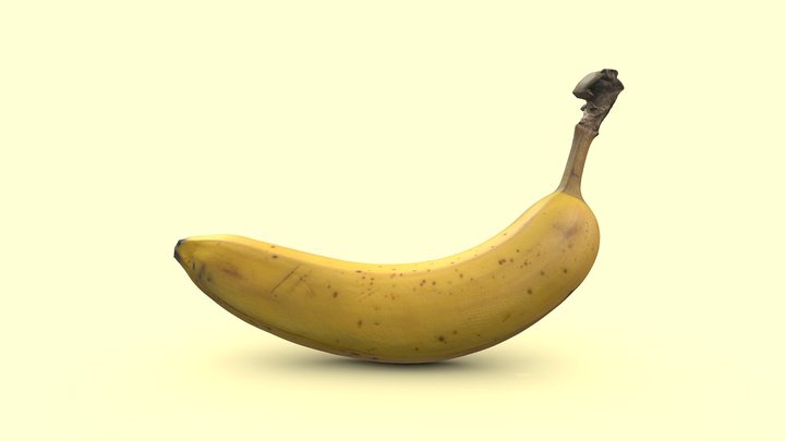 Banana 3D Scan 3D Model