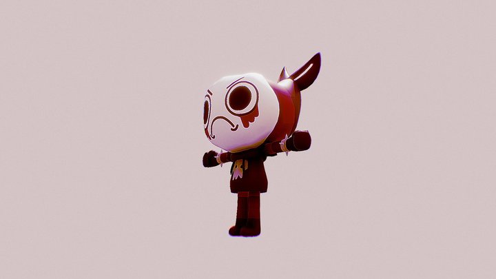 Punk Spiked Shrimpo 3D Model