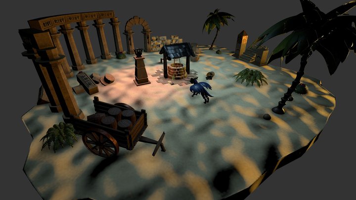 Final Scene W Textures 3D Model