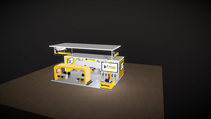 Exhibition stall 3D Model