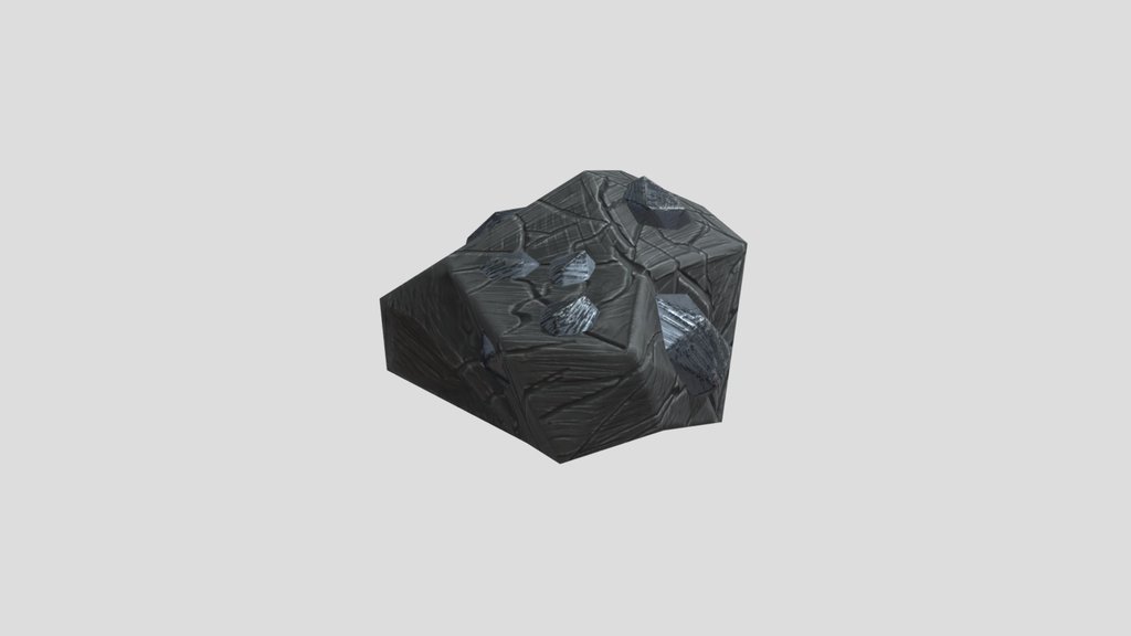 Stylized Iron Ore - Game Ready
