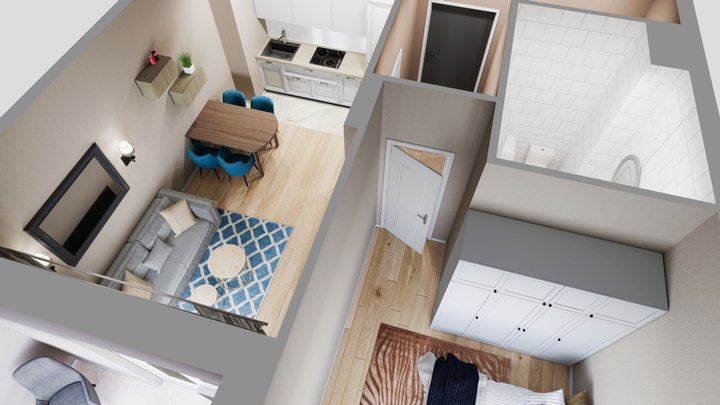 Interior_KZ_33A-46_FBX 3D Model