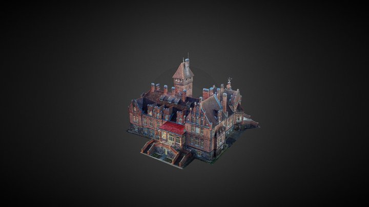 Jaunmoku Pils 3D Model