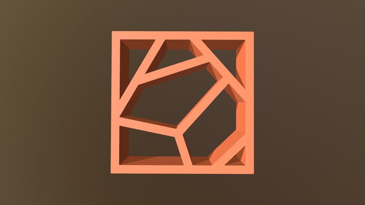 Cobogó Cerâmico 3D Model