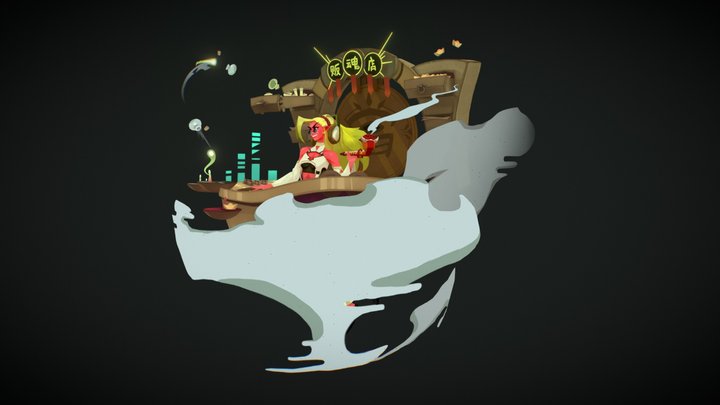 Soul Peddler - Artstation Challenge 3D Model